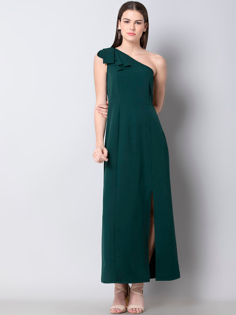

FabAlley Women Green Maxi Dress