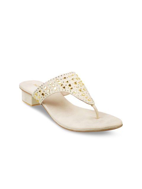 

Mochi Women Gold-Toned Solid Heels