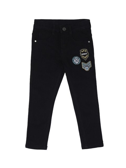 

Cherokee Boys Black Regular Fit Mid-Rise Clean Look Jeans