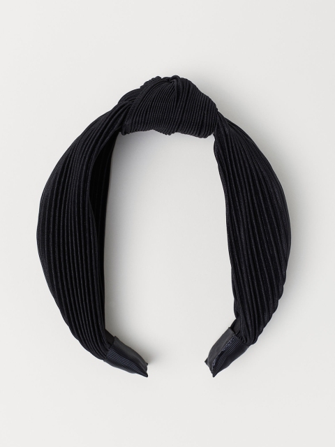 

H&M Women Black Alice Band with a Knot Detail