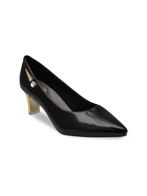 

pelle albero Women Black Solid Pumps