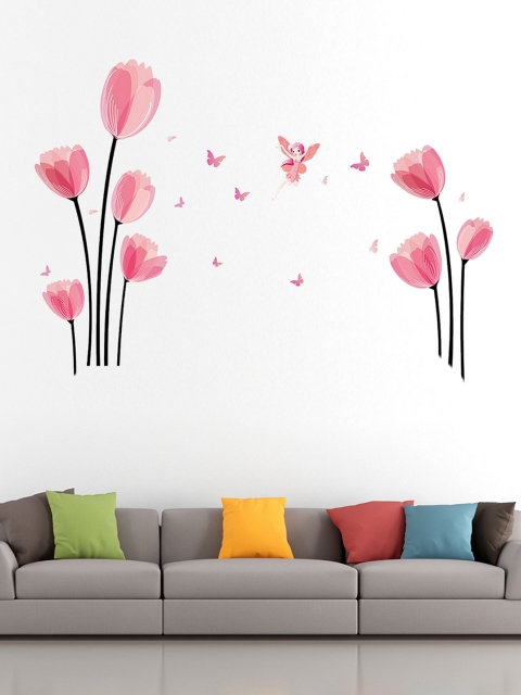 

Cortina Pink Flowers Wall Sticker