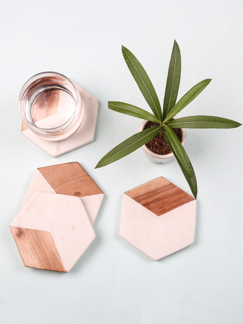 

House This Set of 4 White Coasters