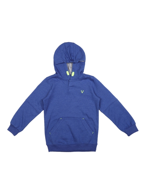 

Allen Solly Junior Boys Blue Solid Hooded Sweatshirt