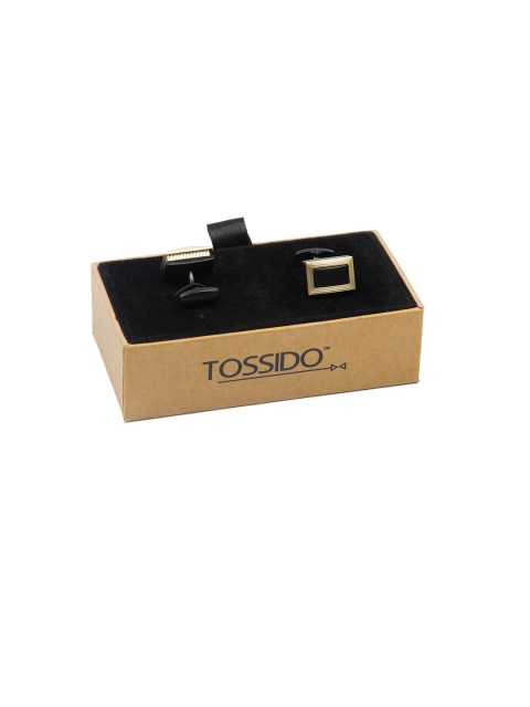 

Tossido Gold-Toned Rectangle Cufflinks