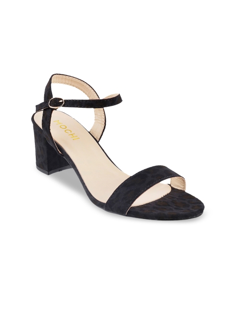 

Mochi Women Black Solid Heels