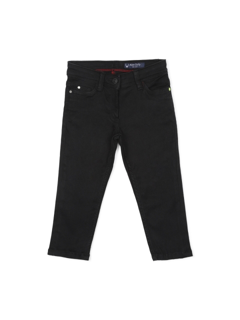 

Allen Solly Girls Black Regular Fit Mid-Rise Clean Look Stretchable Jeans