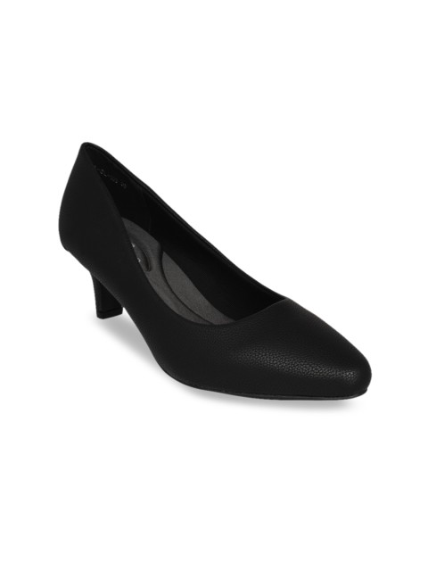 

pelle albero Women Black Solid Pumps