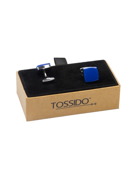 

Tossido Blue Square Cufflinks