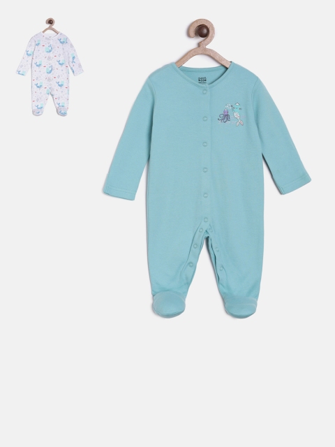 

MINI KLUB Girls Pack of 2 Sleepsuits, Multi