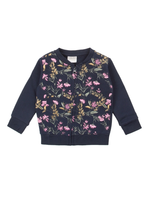 

Cherokee Girls Navy Blue Printed Lightweight Bomber Jacket