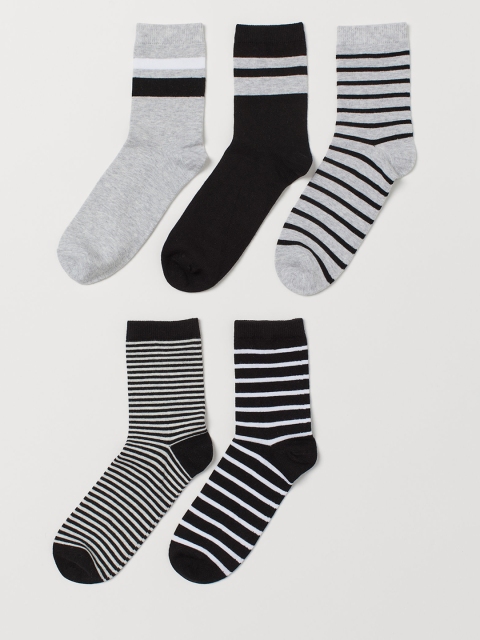 

H&M Women 5-pack Socks, Black