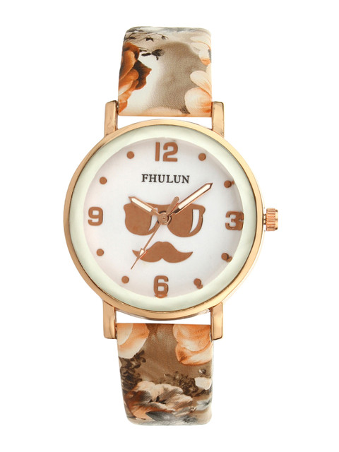 

Hobforestessentials Women White Analogue Watch FR-FH-2537F