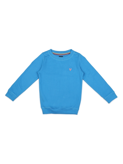 

Allen Solly Junior Boys Blue Solid Sweatshirt