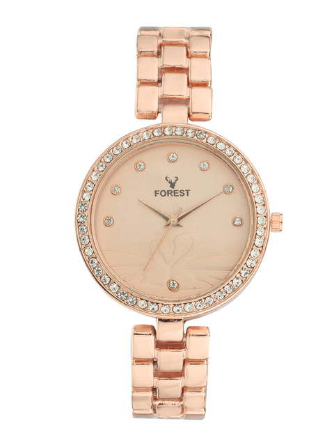 

Hobforestessentials Women Rose Analogue Watch FR-226-RG