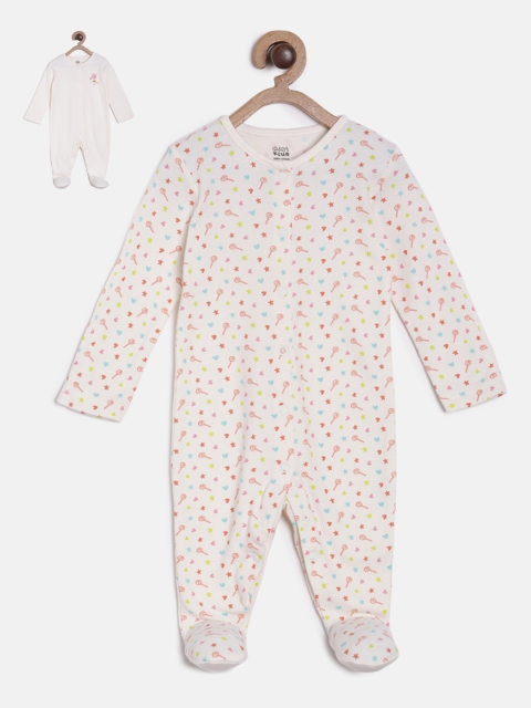 

MINI KLUB Girls Pack of 2 Sleepsuits, Multi