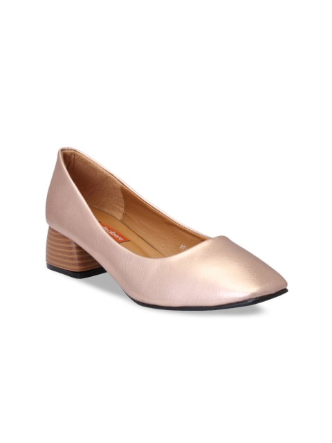 

pelle albero Women Khaki Solid Pumps