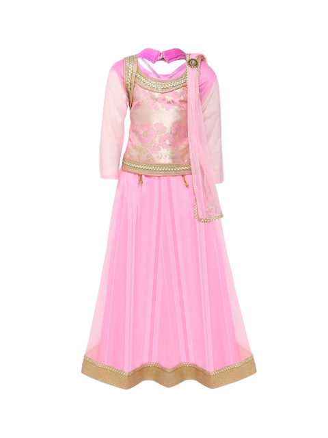 

Aarika Pink Ready to Wear Lehenga & Blouse with Dupatta