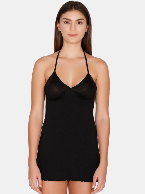 

Zivame Black Solid Baby Doll ZI7088FASH0BLAK