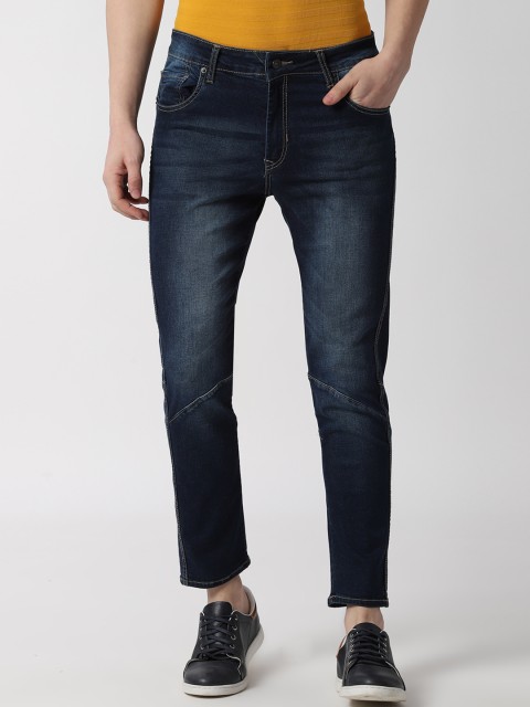 

Peter England Casuals Men Blue Slim Fit Mid-Rise Clean Look Jeans