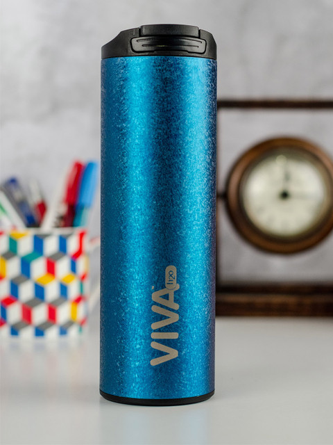 

VIVA h2o Blue Textured Stainless Steel Vaccum Insulated Water Bottle