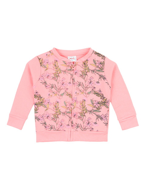 

Donuts Girls Pink Printed Lightweight Bomber Jacket