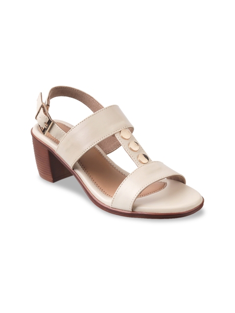 

SOLE HEAD Women Beige Solid Heels