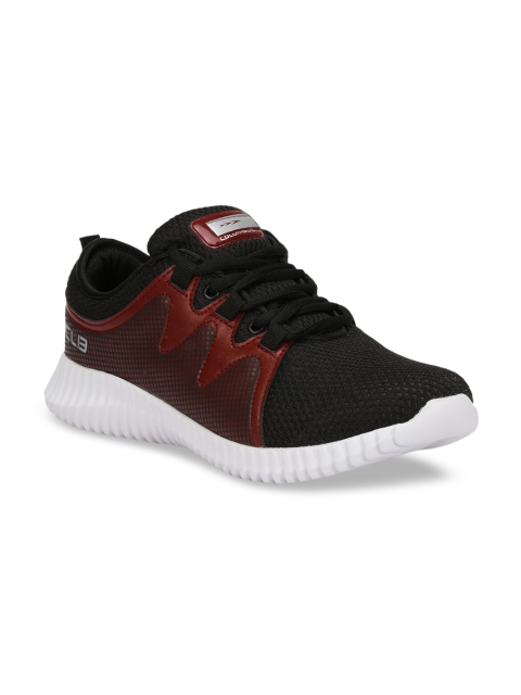 

Columbus Men Black Mesh Running Shoes