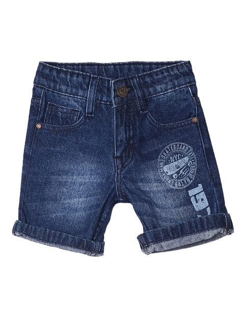 

Cherokee Boys Blue Washed Slim Fit Denim Shorts