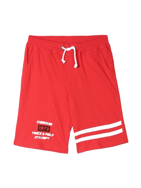 

Cherokee Boys Red Striped Regular Fit Sports Shorts