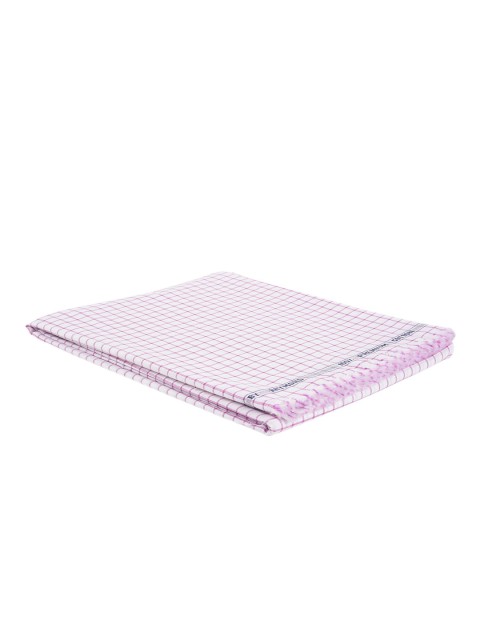 

Raymond Men Pink & White Checked Shirt Clothing Fabric