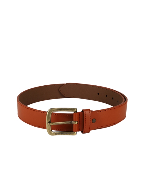 

Peter England Men Brown Solid Belt