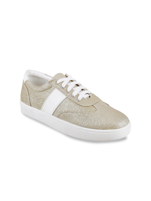 

Metro Women Gold-Toned Sneakers
