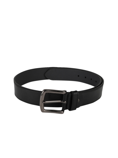 

Peter England Men Black Textured Belt