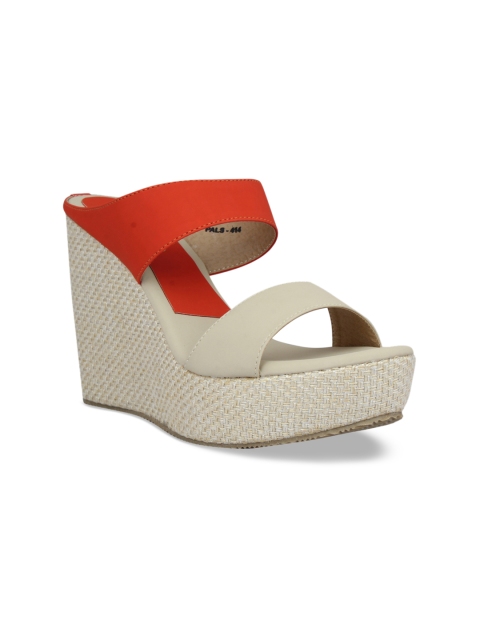 

pelle albero Women Multicoloured Colourblocked Sandals, Multi