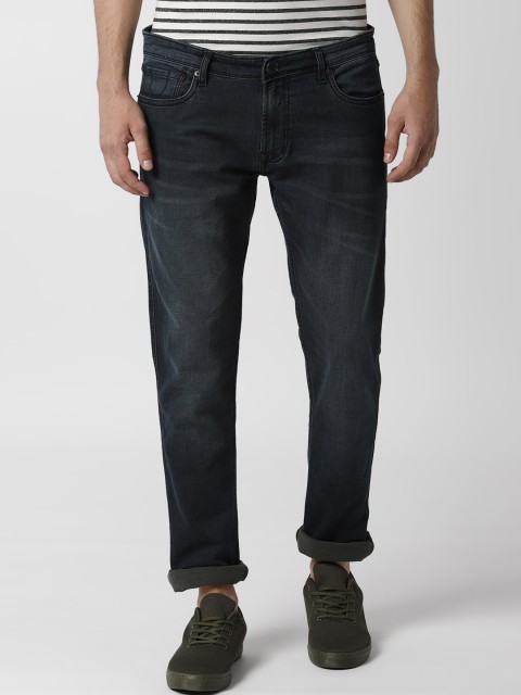 

Peter England Casuals Men Navy Blue Skinny Fit Mid-Rise Clean Look Stretchable Jeans