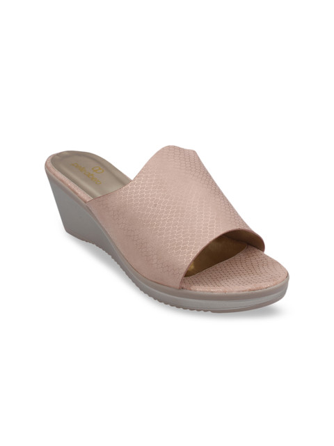 

pelle albero Women Pink Printed Mules