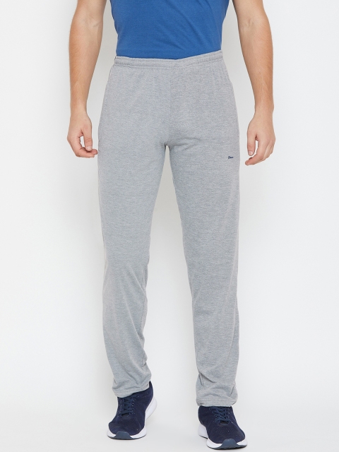 

Okane Men Grey Melange Solid Straight Fit Trackpants