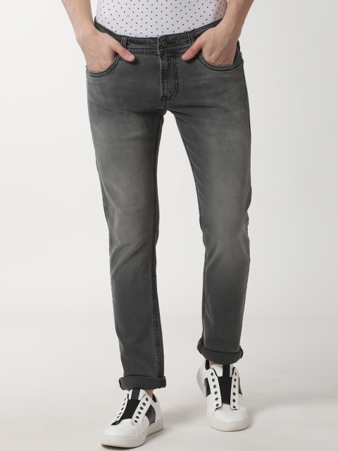 

Peter England Casuals Men Grey Skinny Fit Mid-Rise Clean Look Stretchable Jeans