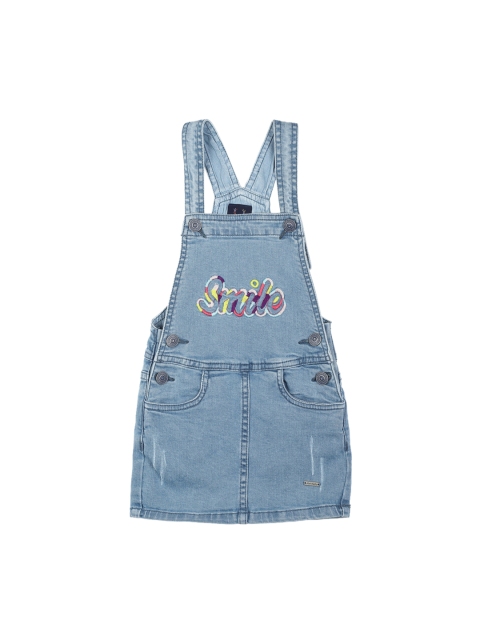 

Allen Solly Junior Girls Blue Solid Dungarees