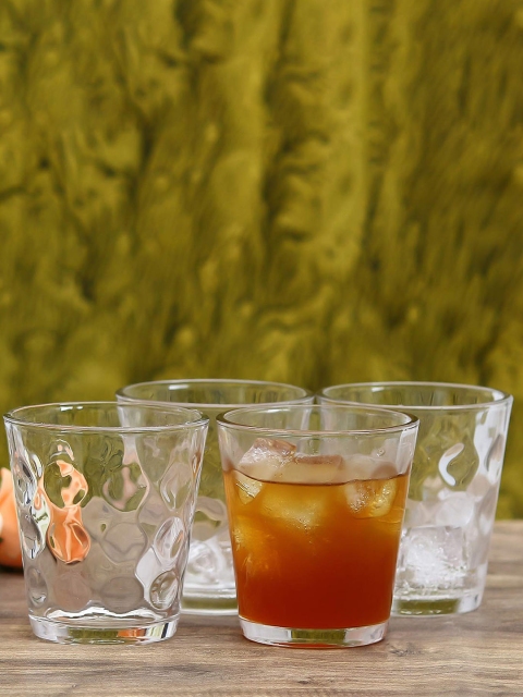 

Femora Set of 4 Transparent Glass Tumblers 300ml each