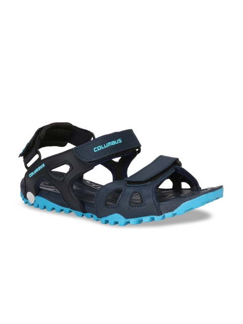 

Columbus Men Navy-Blue Sports Sandals