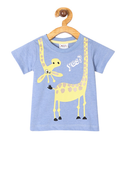 

Donuts Boys Blue Printed Round Neck T-shirt