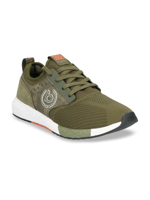 

Bugatti Men Olive Green Sneakers