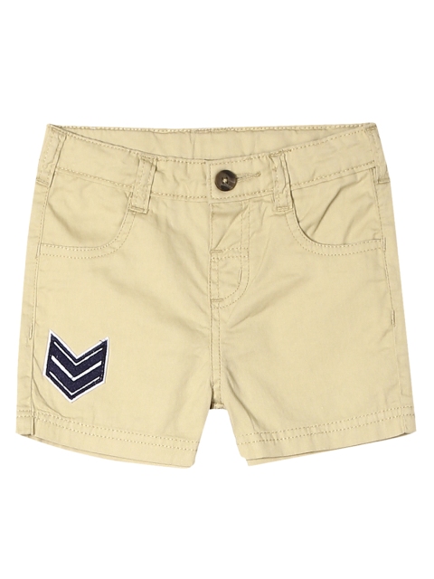 

Donuts Boys Beige Printed Regular Fit Regular Shorts