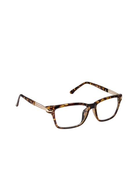 

Cardon Unisex Brown Abstract Full Rim Rectangle Frames EWCD1291
