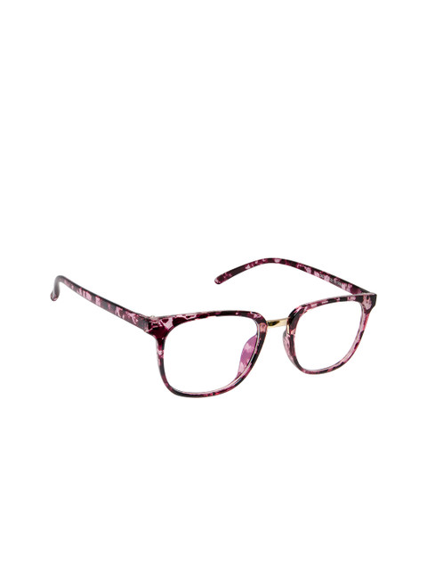 

Cardon Unisex Pink & Black Tortoise Shell Full Rim Rectangle Frames