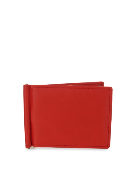 

Swiss Design Unisex Red Solid Card Holder