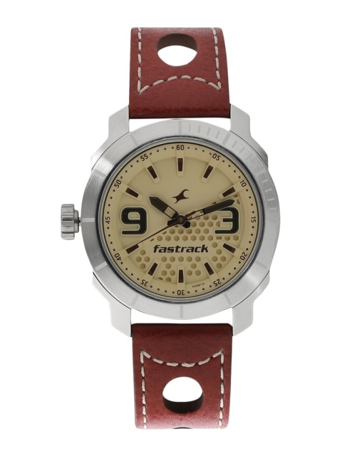 

Fastrack Men Gold-Toned Analogue Watch 3168SL02