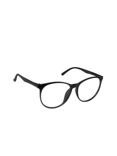 

Cardon Unisex Black Solid Full Rim Oval Frames EWCD1381